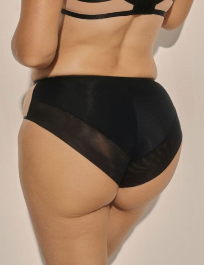 Трусы слипы Kinga LOU 932/2-P телесно-черный, Цвет: телесный+черный, Размеры: L, изображение 2