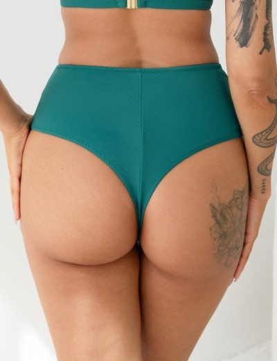 Плавки бразилиана высокие Kris Line TARIFA brasyliana high waist, Цвет: изумрудный, Размеры: M, изображение 2 Плавки бразилиана высокие Kris Line TARIFA brasyliana high waist, Цвет: изумрудный, Размеры: M, изображение 2