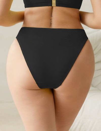 Низ купальника Kris Line LEMON BLACK briefs, Цвет: черный, Размеры: M, изображение 2