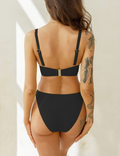 Низ купальника Kris Line LEMON BLACK briefs, Цвет: черный, Размеры: M, изображение 4