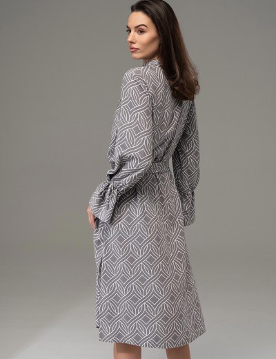 Платье-рубашка Mia-Amore DAMASK 5369, Цвет: серый, Размеры: 2XL, изображение 2