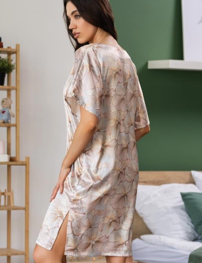 Шёлковая туника Mia-Amore SIMFONIA 4617, Цвет: бежевый, Размеры: L/XL, изображение 3