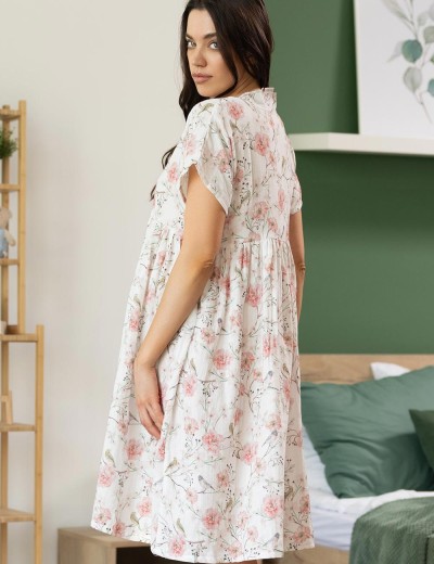 Домашняя туника из хлопкового муслина Mia-Amore VERBENA 5523, Цвет: мультицвет, Размеры: L/XL, изображение 2