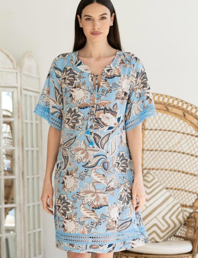 Туника средней длины Mia-Amore VITA 5181, Цвет: мультиколор, Размеры: 2XL/3XL, изображение 3