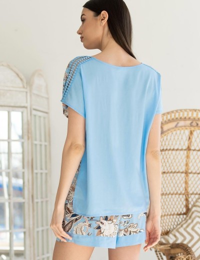 Летний комплект из вискозы Mia-Amore VITA 5182, Цвет: мультиколор, Размеры: 3XL, изображение 2