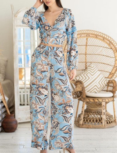 Лёгкий костюм из вискозы Mia-Amore VITA 5185, Цвет: мультиколор, Размеры: L, изображение 3