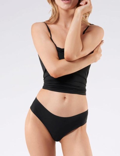 Трусы бразилиана Julimex SIMPLE BRASIL черный, Цвет: черный, Размеры: S, изображение 2