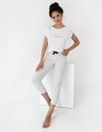 Женская пижама Sensis CHRISTABEL, Цвет: белый, Размеры: L, изображение 3