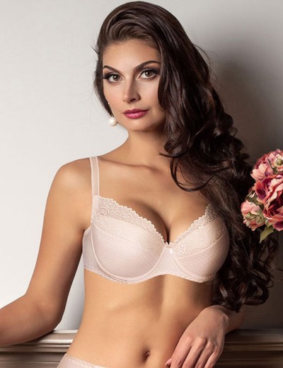 Бюстгальтер пуш-ап Albina L ETUDE 6085 цветочно-розовый, Цвет: цветочно-розовый, Размеры: 90B, изображение 2