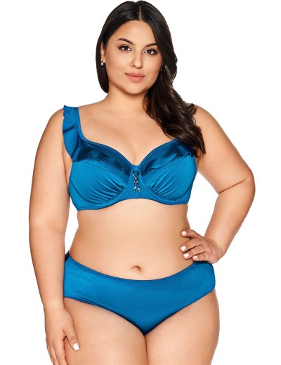 Трусы бразилиана пляжные Ava SF13/5 azure, Цвет: сапфир, Размеры: S, изображение 3