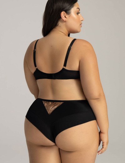 Трусики бразилиана Ava LIANA 2144 brazyliany black, Цвет: черный, Размеры: M, изображение 4