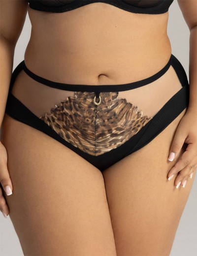 Трусики бразилиана Ava LIANA 2144 brazyliany black, Цвет: черный, Размеры: M, изображение 2