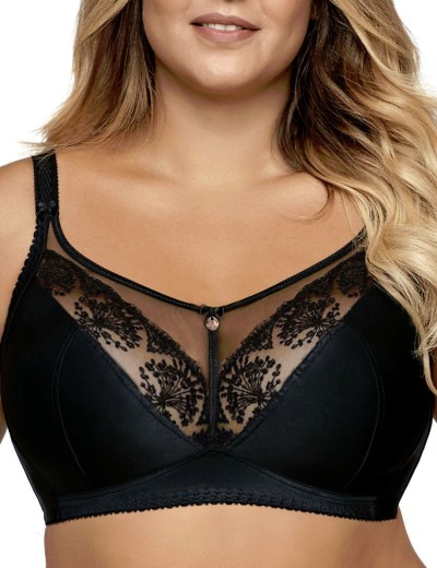 Мягкий бюстгальтер без косточек Ava LIBI 1691/1 M черный, Цвет: черный, Размеры: 75E, изображение 9