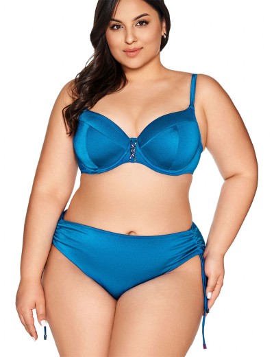 Бюстгальтер пляжный на поролоне Ava SK13 U azure, Цвет: сапфир, Размеры: 75D, изображение 6