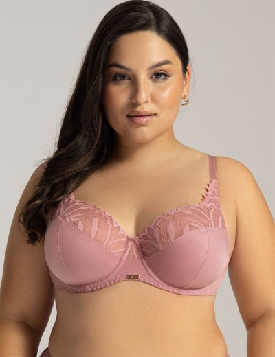 Бюстгальтер мягкий Ava YASEMIN 2106 M pink peony, Цвет: античная роза, Размеры: 85C, изображение 4