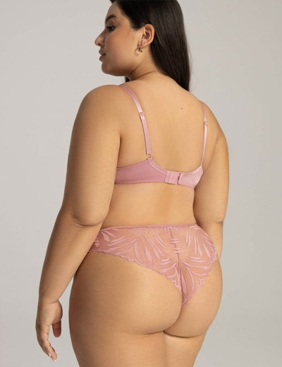 Трусы бразилиана Ava YASEMIN 2106 brazyliany pink peony, Цвет: античная роза, Размеры: XL, изображение 4 Трусы бразилиана Ava YASEMIN 2106 brazyliany pink peony, Цвет: античная роза, Размеры: XL, изображение 4