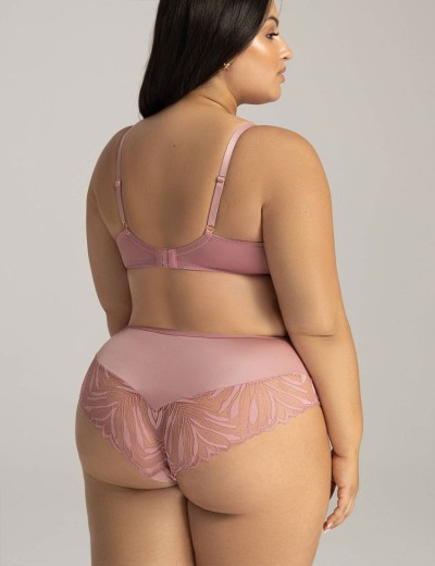 Трусы слипы Ava YASEMIN 2106 figi pink peony, Цвет: античная роза, Размеры: XL, изображение 4