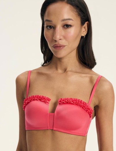 Верх купальника пуш-ап Esotiq GODLIKE 43287 ярко-розовый, Цвет: ярко-розовый, Размеры: 75C/80B, изображение 3