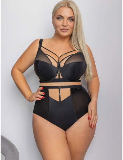 Бюстгальтер с подкроем Kris Line SIMPLE soft full cup, Цвет: черный, Размеры: 70G, изображение 3