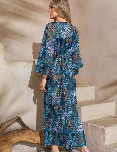 Халат-парео для пляжа Mia-Amore ARUBA 2305, Цвет: мультицвет, Размеры: 4XL/5XL, изображение 2