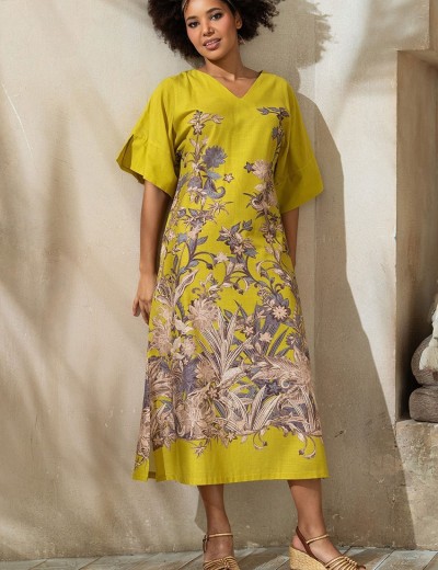 Туника длинная Mia-Amore FIJI 5400, Цвет: лайм, Размеры: 2XL/3XL, изображение 4