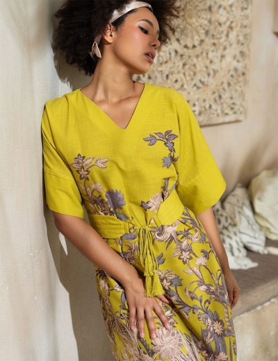 Туника длинная Mia-Amore FIJI 5400, Цвет: лайм, Размеры: 2XL/3XL, изображение 3