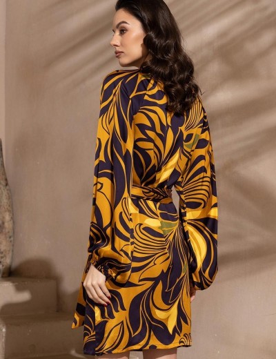 Запашное платье-халат Mia-Amore MARCELA 4543, Цвет: мультицвет, Размеры: L/XL, изображение 2