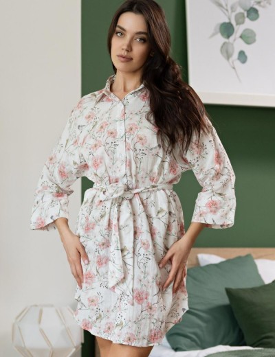 Хлопковая домашняя рубашка Mia-Amore VERBENA 5524, Цвет: мультицвет, Размеры: S, изображение 3