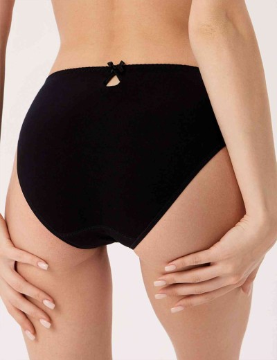 Трусы слипы хлопковые Milavitsa 230360 черный, Цвет: черный, Размеры: 5XL, изображение 2 Трусы слипы хлопковые Milavitsa 230360 черный, Цвет: черный, Размеры: 5XL, изображение 2