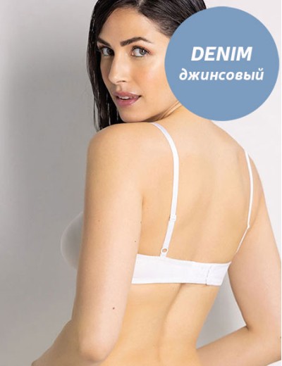 Бюстгальтер с мягкой чашкой Sielei DARLING 1870 denim, Цвет: denim (джинсовый), Размеры: 85C, изображение 2
