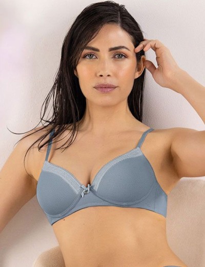 Бюстгальтер пуш-ап без косточек Sielei DARLING 1876 denim, Цвет: denim (джинсовый), Размеры: 85B, изображение 3