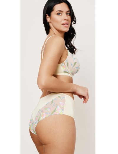 Трусы высокие Subtille MONACO YELLOW hight-waist, Цвет: светло-желтый, Размеры: 2XL, изображение 2