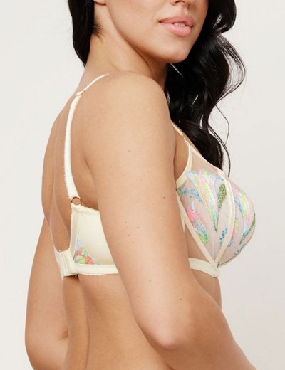 Мягкий бюстгальтер балконет Subtille MONACO YELLOW soft balconette, Цвет: светло-желтый, Размеры: 70C, изображение 2