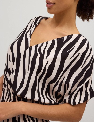 Пляжный комбинезон Ysabel Mora ANTAO 86156, Цвет: черный/белый, Размеры: S, изображение 3