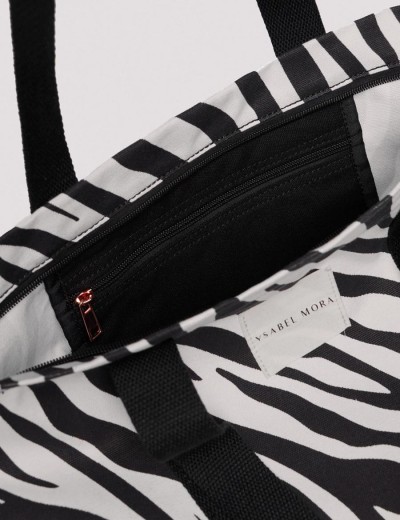 Сумка для пляжа Ysabel Mora ANTAO 86203, Цвет: черный/белый, Размеры: UN, изображение 3
