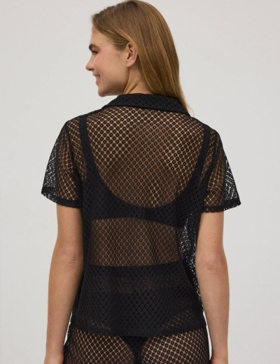 Короткая пляжная рубашка Ysabel Mora CABO BLANCO 86175, Цвет: черный, Размеры: S, изображение 2