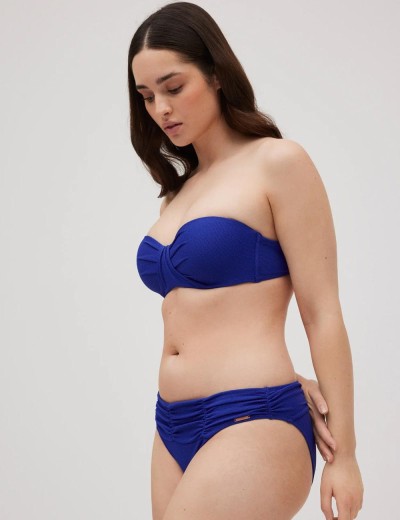 Пляжный бюст-бандо Ysabel Mora ILHA DA FLORES 83118, Цвет: тёмно-синий, Размеры: 75D, изображение 4