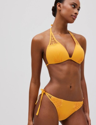 Купальный лиф с вязанными бретелями Ysabel Mora MADEIRA 83131, Цвет: жёлтый, Размеры: 70B, изображение 4