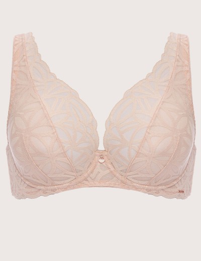 Кружевной бюстгальтер Alles SUGAR DUNE M bralette, Цвет: бежевый, Размеры: 65D, изображение 7
