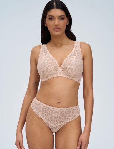 Стринги завышенные Alles SUGAR DUNE stringi classic, Цвет: бежевый, Размеры: S, изображение 3