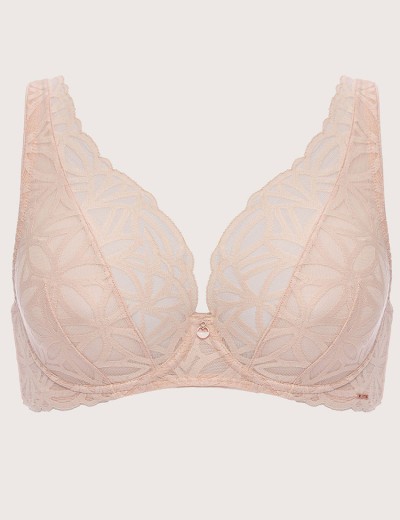 Бюстгальтер на большую грудь Alles SUGAR DUNE M plus bralette, Цвет: бежевый, Размеры: 65H, изображение 8