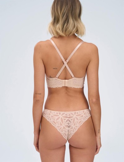 Бюстгальтер с вкладышами пуш-ап Alles SUGAR DUNE P-UP, Цвет: бежевый, Размеры: 60D, изображение 5