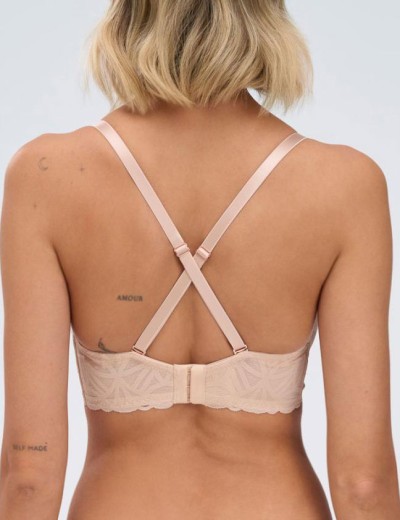 Бюстгальтер с вкладышами пуш-ап Alles SUGAR DUNE P-UP, Цвет: бежевый, Размеры: 60D, изображение 2