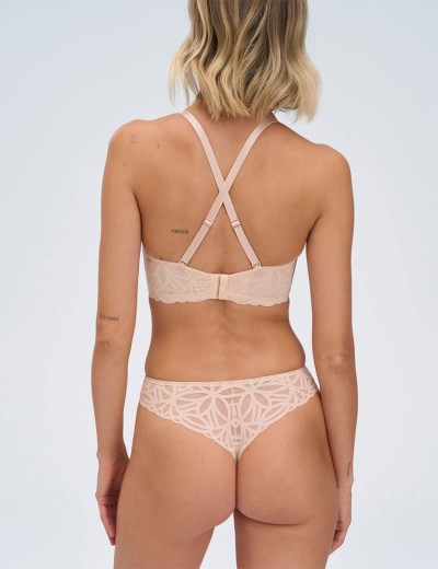 Бескостный бюстгальтер супер пуш-ап Alles SUGAR DUNE super P-UP, Цвет: бежевый, Размеры: 70B, изображение 10