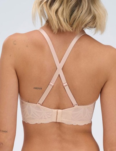 Бескостный бюстгальтер супер пуш-ап Alles SUGAR DUNE super P-UP, Цвет: бежевый, Размеры: 70B, изображение 2