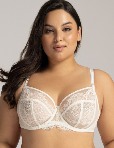 Бюстгальтер мягкий кружевной Ava BLOSSOM 2148 M ecru, Цвет: экрю, Размеры: 95C, изображение 5