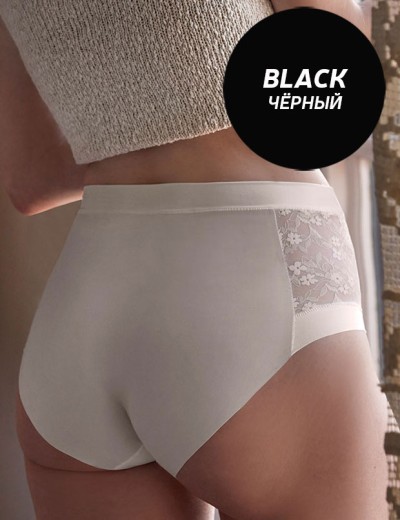 Трусы высокие Janira SAKURA Maxi 1032104 black, Цвет: black (черный), Размеры: 2XL, изображение 2