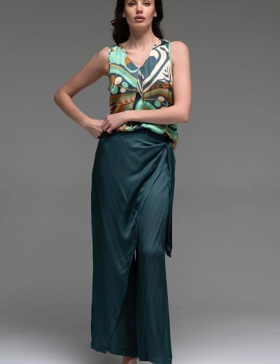 Брючный комплект из шёлка Mia-Amore CAPRI 4565, Цвет: мультицвет, Размеры: XL, изображение 4