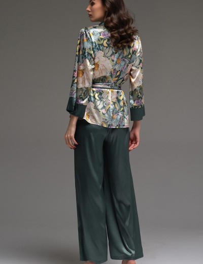 Шёлковый комплект-двойка Mia-Amore EVANGELINA 4576, Цвет: мультицвет, Размеры: S, изображение 2