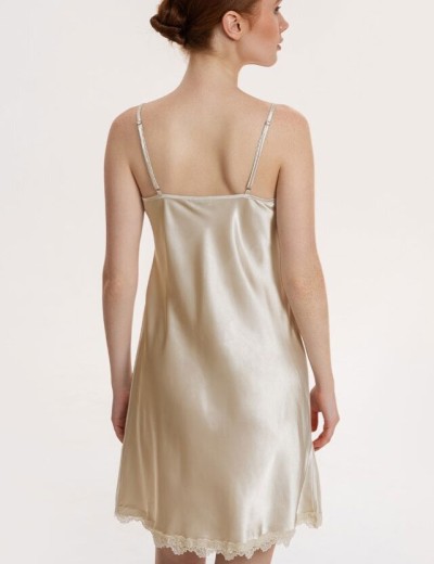 Атласная сорочка Mia-Mella JULIA CHARME 8730 айвори, Цвет: айвори, Размеры: S, изображение 2